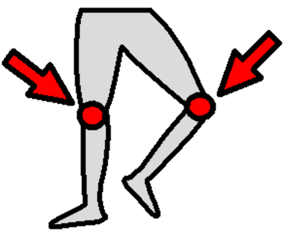 knees