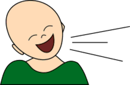 laughing