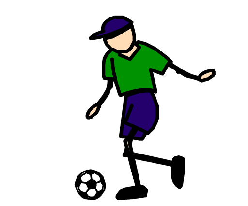 playing football