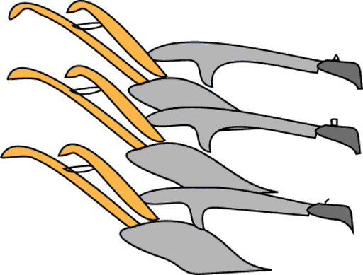 ploughs