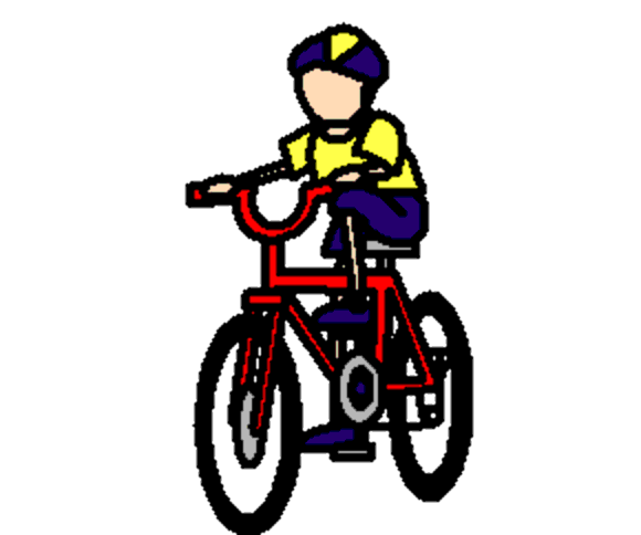 ride the bicycle