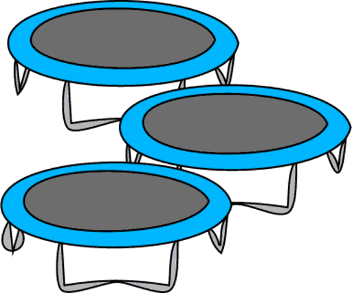 trampolines