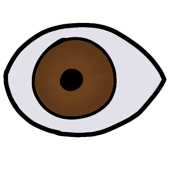 brown eye