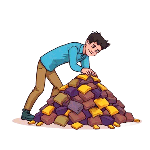 placing something