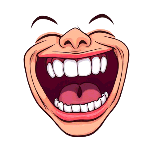 open mouth