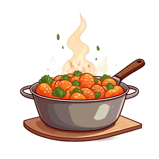 stewing food