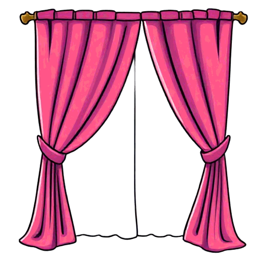 open curtains