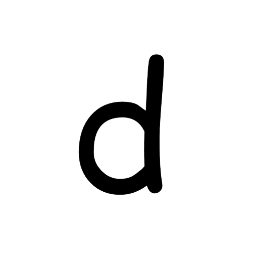 d lower case