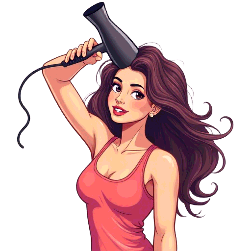 blow dry
