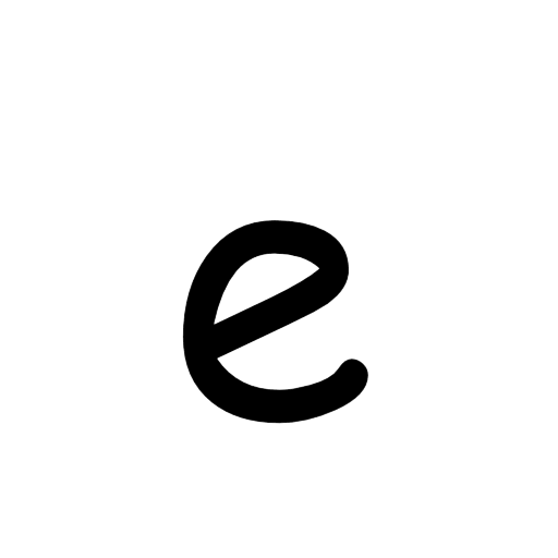 e lower case