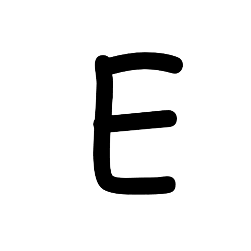 E upper case