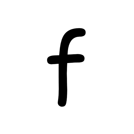 f lower case