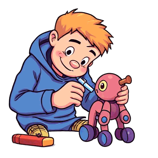 fixing a toy