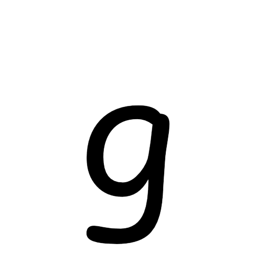 g lower case