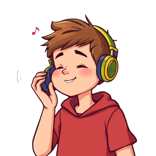 listening to music