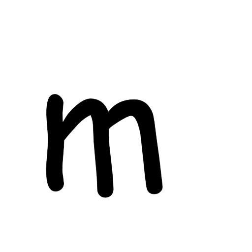 m lower case