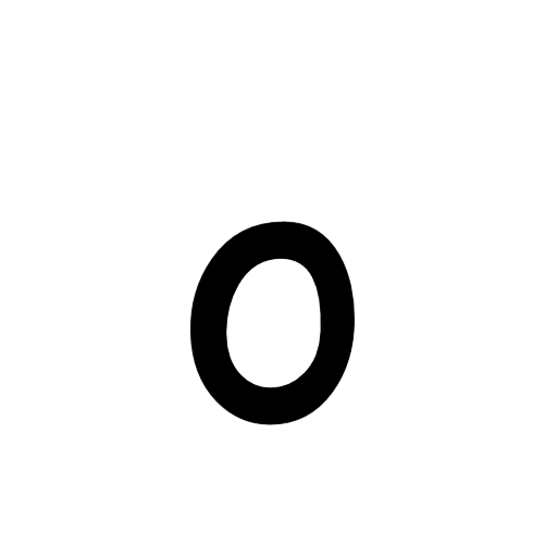 o lower case