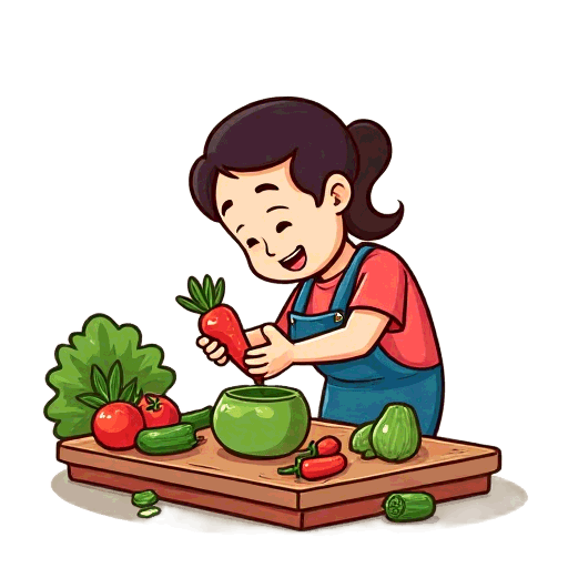 preparing food