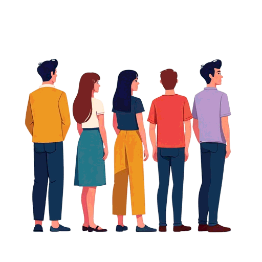 in a row