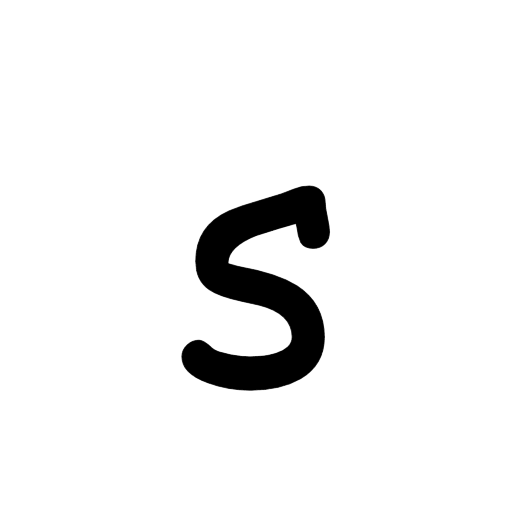 s lower case