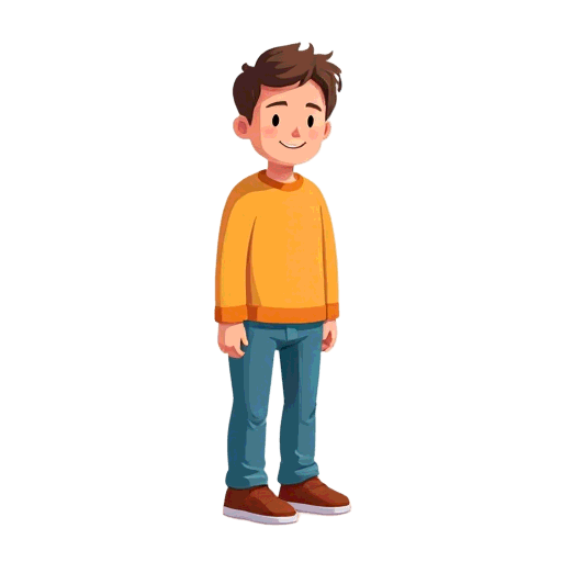 standing up