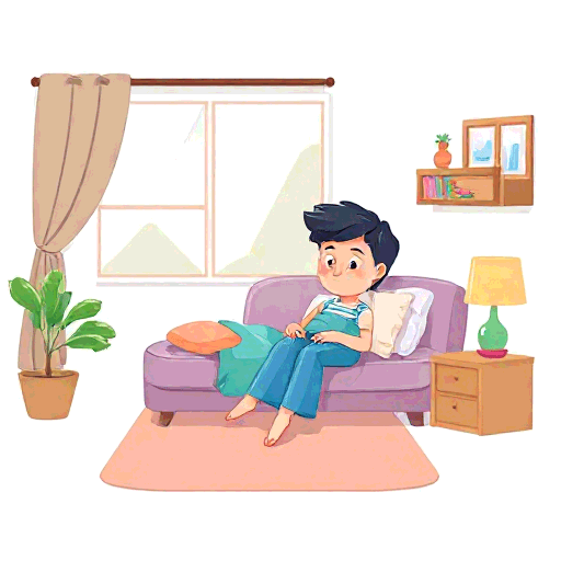 staying at home