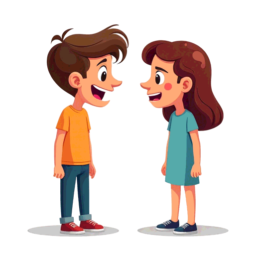talking