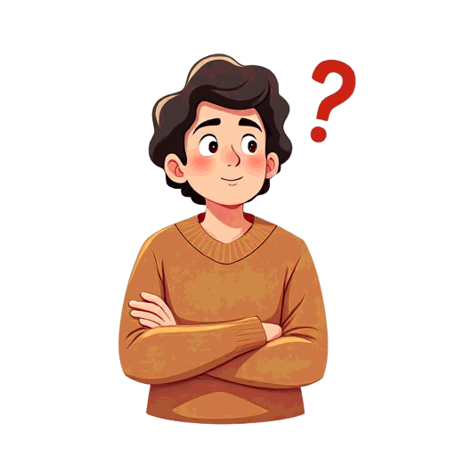 thinking about something