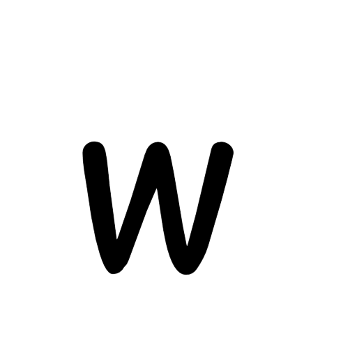 w lower case