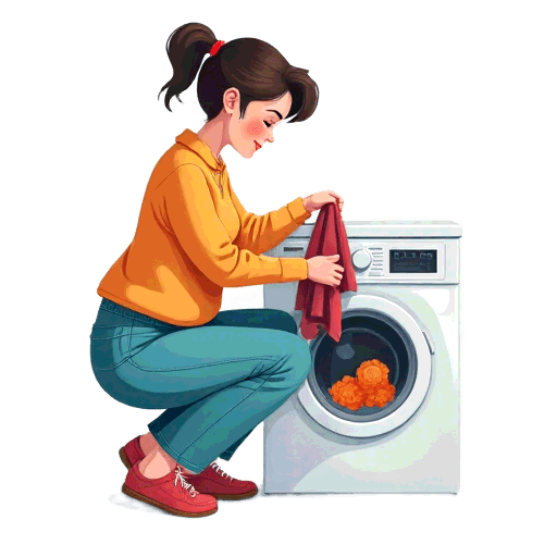washing clothes