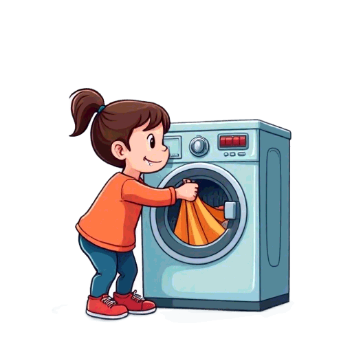 washing clothes