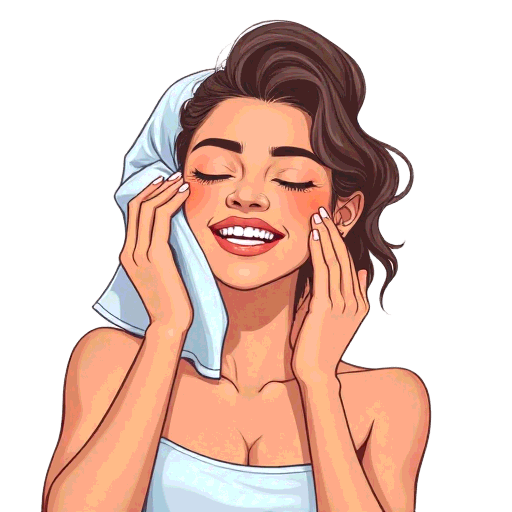 washing face