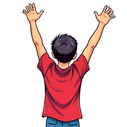 arms up