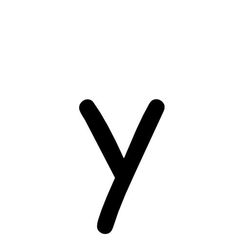 y lower case