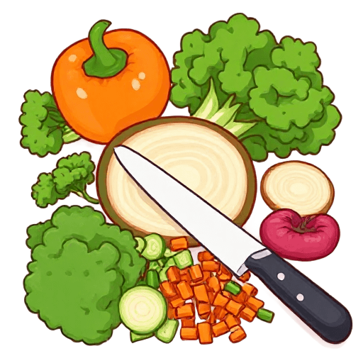 chop vegetables