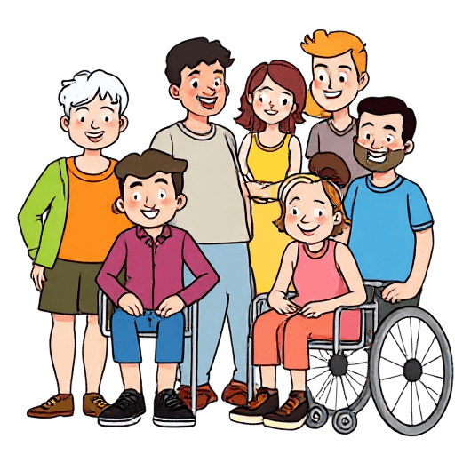 different disabilities