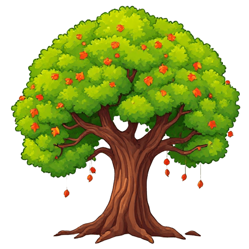 falling leaves
