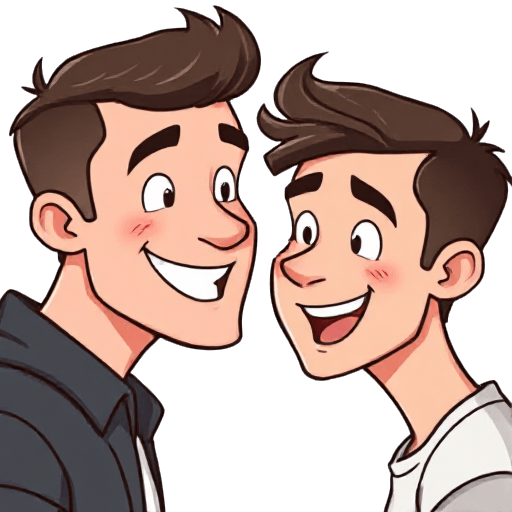 facing eachother