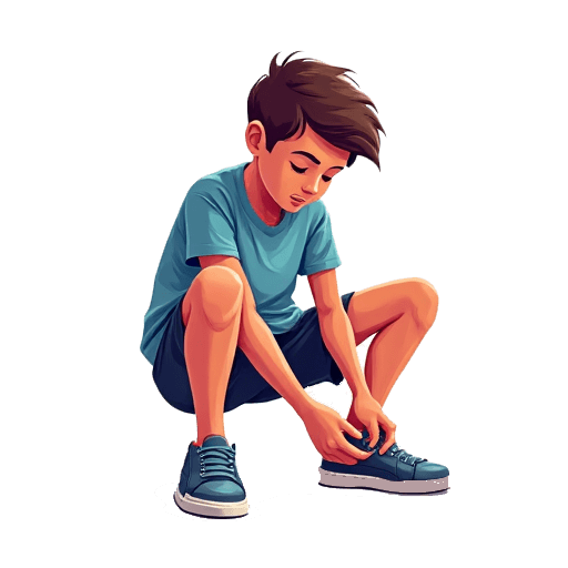 tie shoelaces