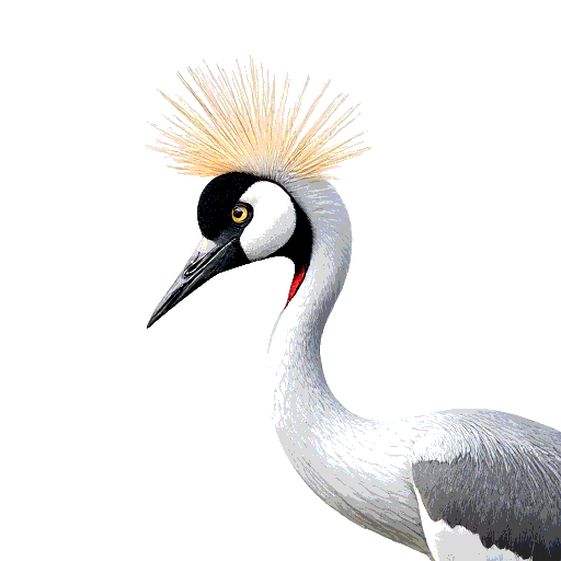 Grey Crowned Crane