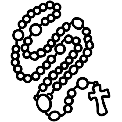 [symbol template] rosary