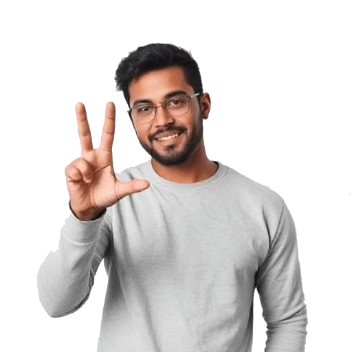 three fingers