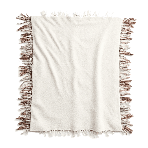 tassels around a blanket