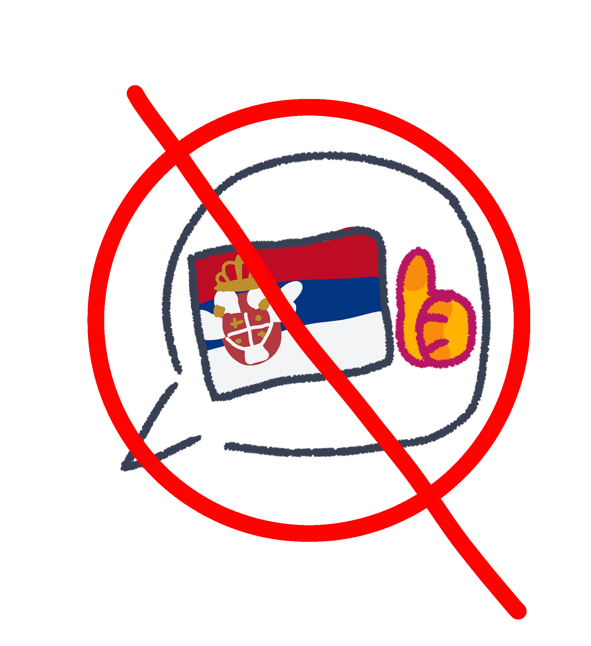 don't speak positively about Serbia