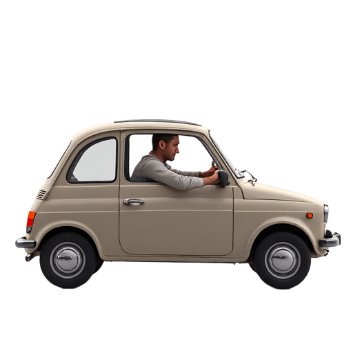 driving a car