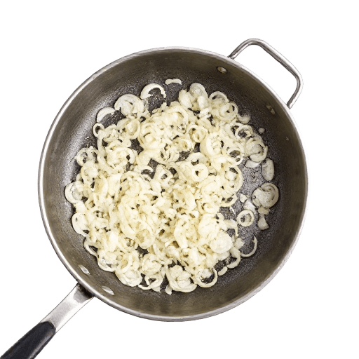 frying some onions