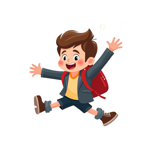going to school