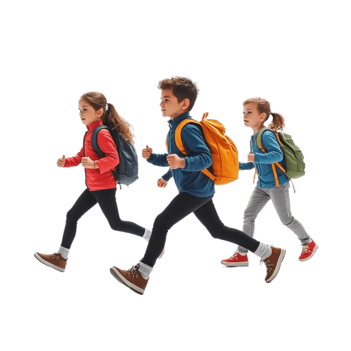 going to school