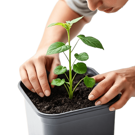 growing a plant