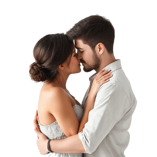 kissing
